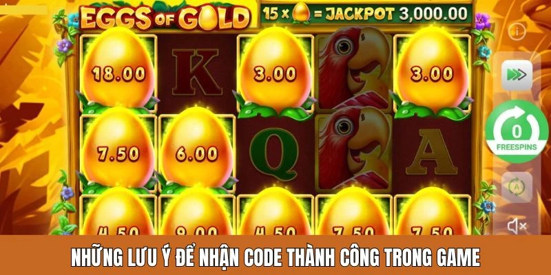 Các chú ý nên ghi nhớ khi chơi game nổ hũ tặng code